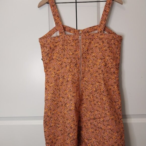 No Boundaries Juniors Button Front Pinafore - Picture 10 of 10